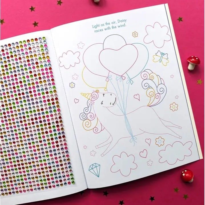 Gem Art Colouring Book – Unicorn