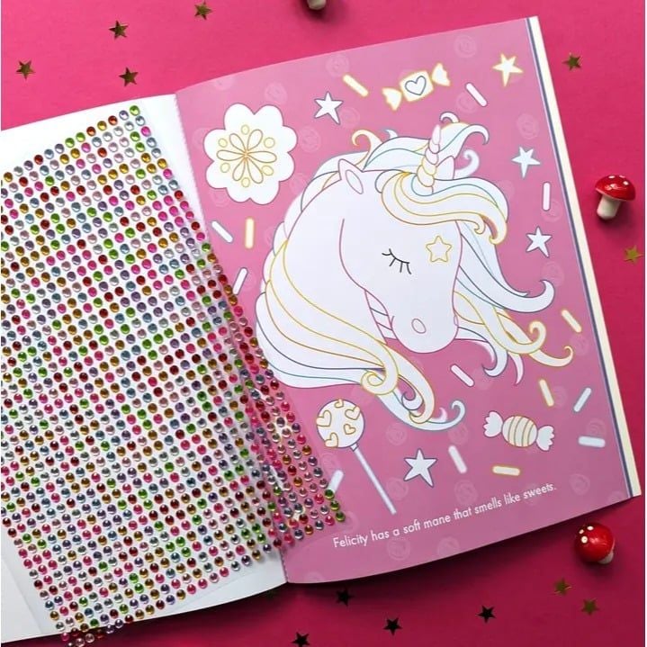 Gem Art Colouring Book – Unicorn