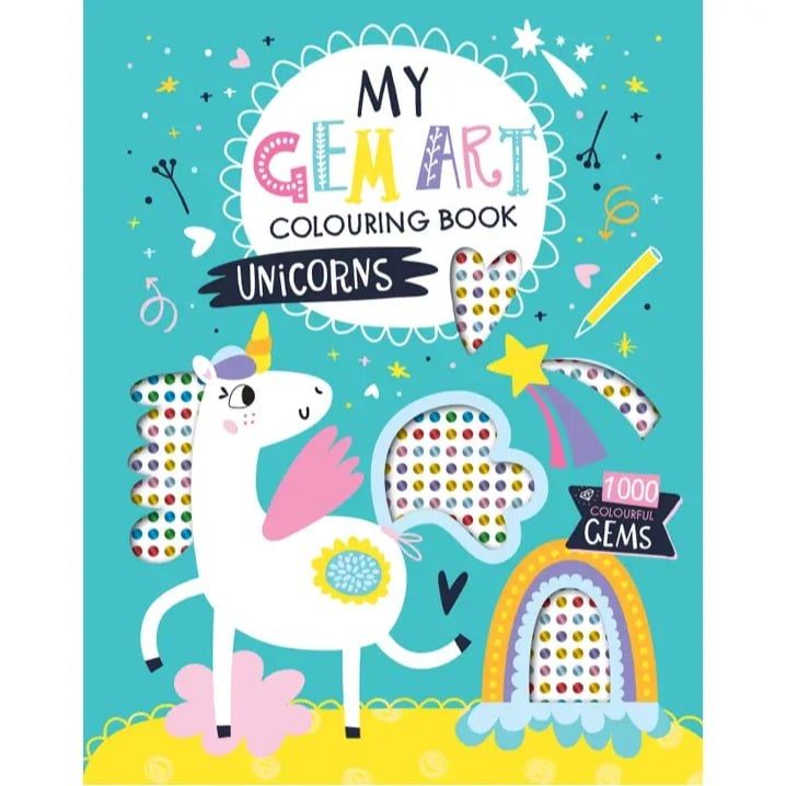 Gem Art Colouring Book – Unicorn