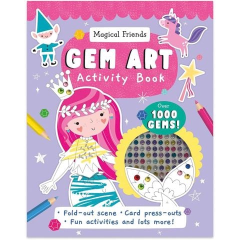 Gem Sticker Activity Book - Magical Friends