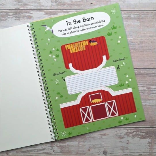 Gem Sticker Activity Book - Farm Friends