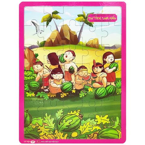 Ghép Hình Cổ Tích Việt Nam - Sự Tích Dưa Hấu