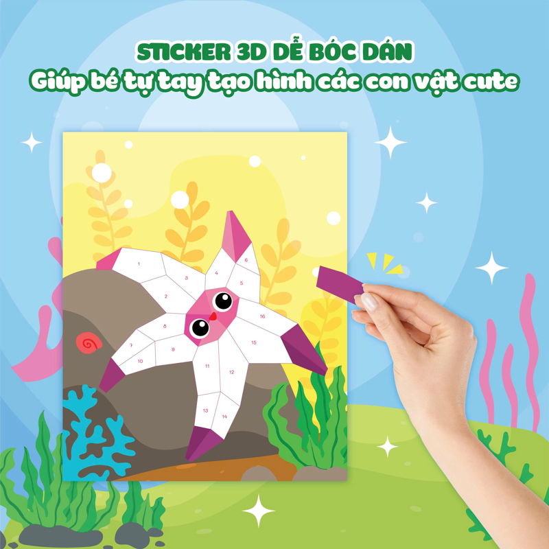 Ghép Hình Sticker 3D - Đại Dương 2