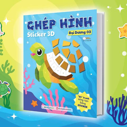 Ghép Hình Sticker 3D - Đại Dương 3