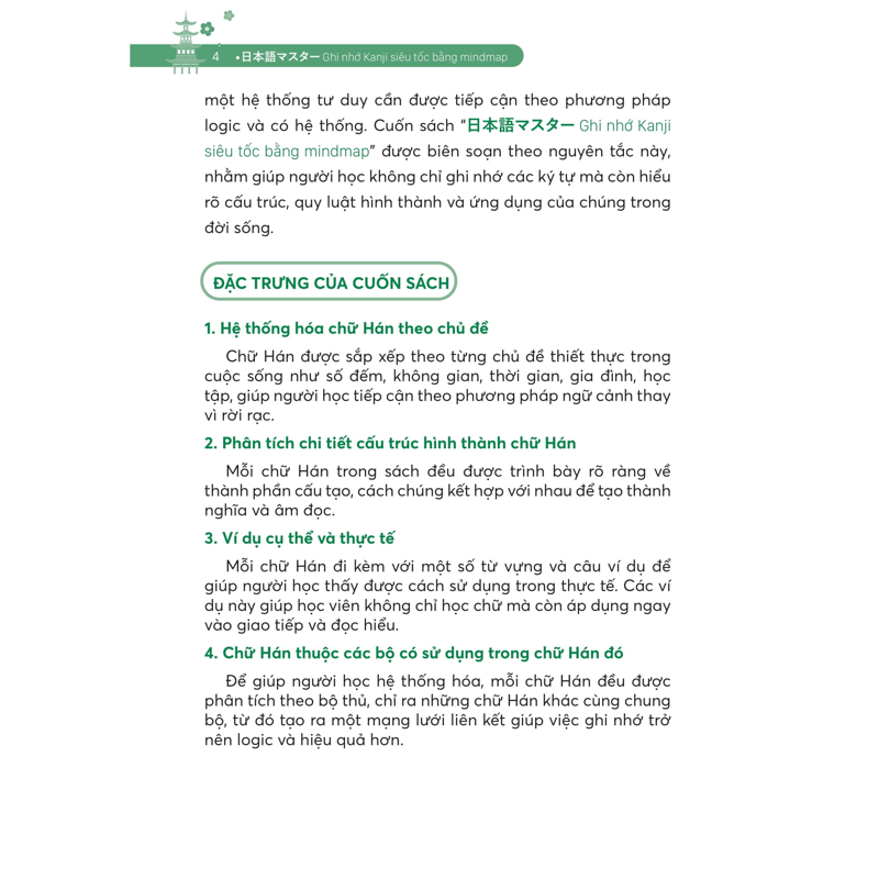 Ghi Nhớ Kanji Siêu Tốc Bằng Mindmap - Trình Độ Sơ Cấp