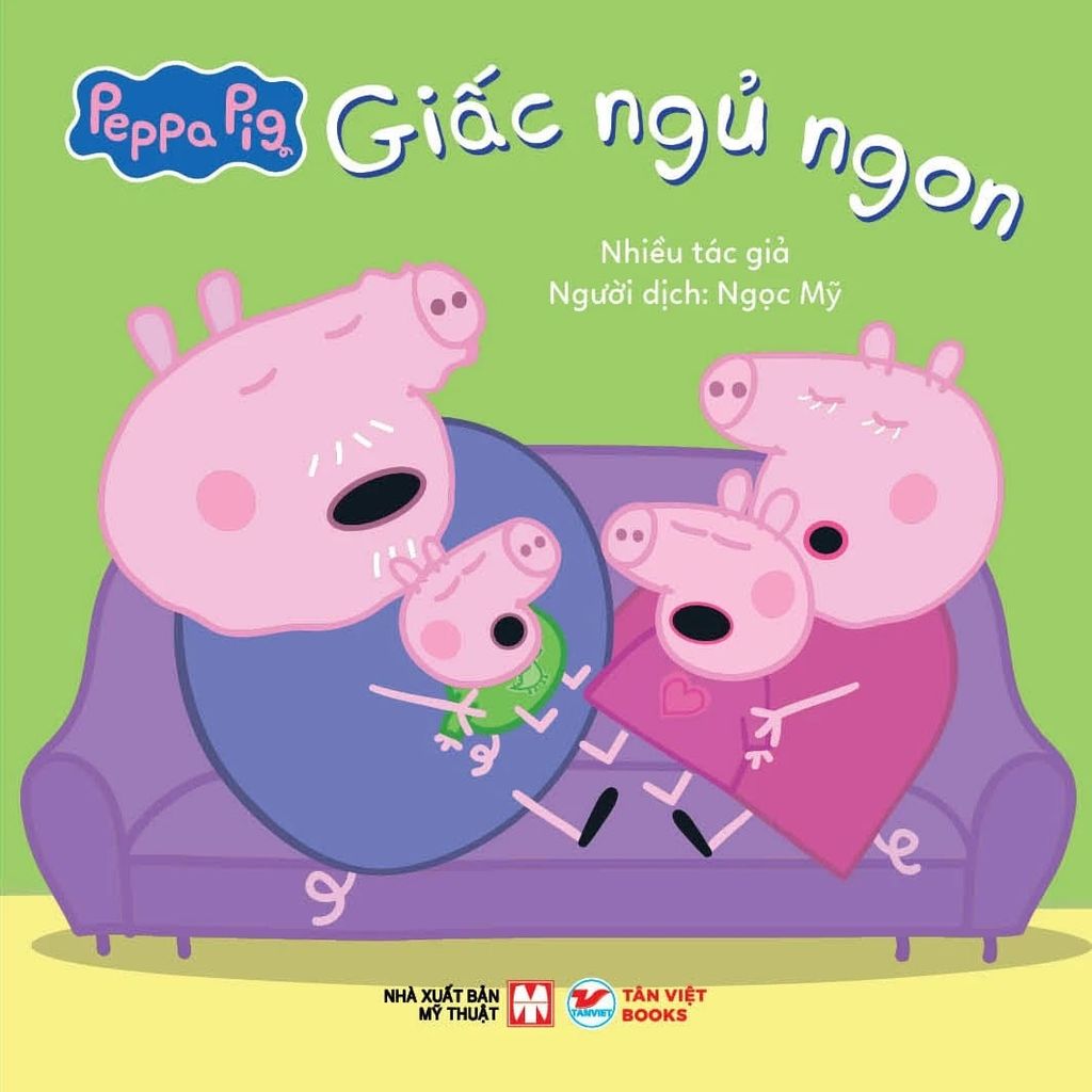 Hộp Sách Peppa Pig - Thư Viện Của Tớ - Thư Viện Nhỏ Của Tớ - Giờ Đi Ngủ (Bộ 4 Cuốn)