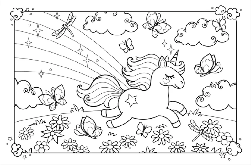 Giant Activity Pad - Unicorn