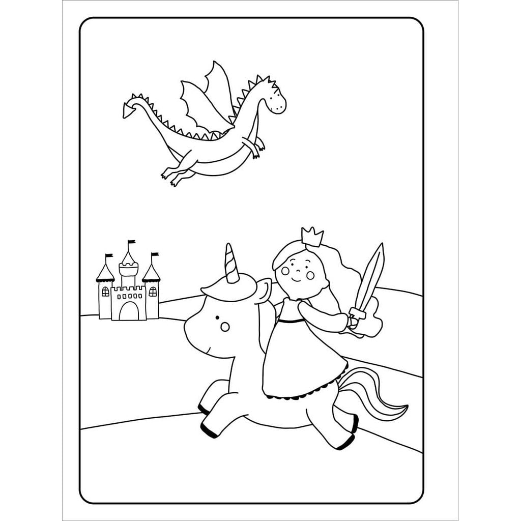 Giant Stickers for Tiny Tots - Unicorn World