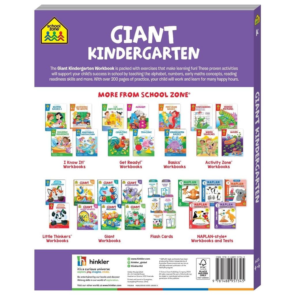 Giant Workbook Kindergarten