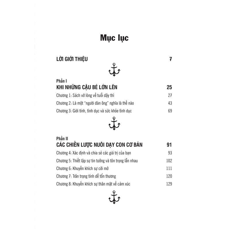 Giáo Dục Giới Tính Cho Con Trai