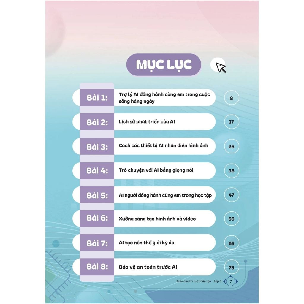 Giáo Dục Trí Tuệ Nhân Tạo Lớp 03