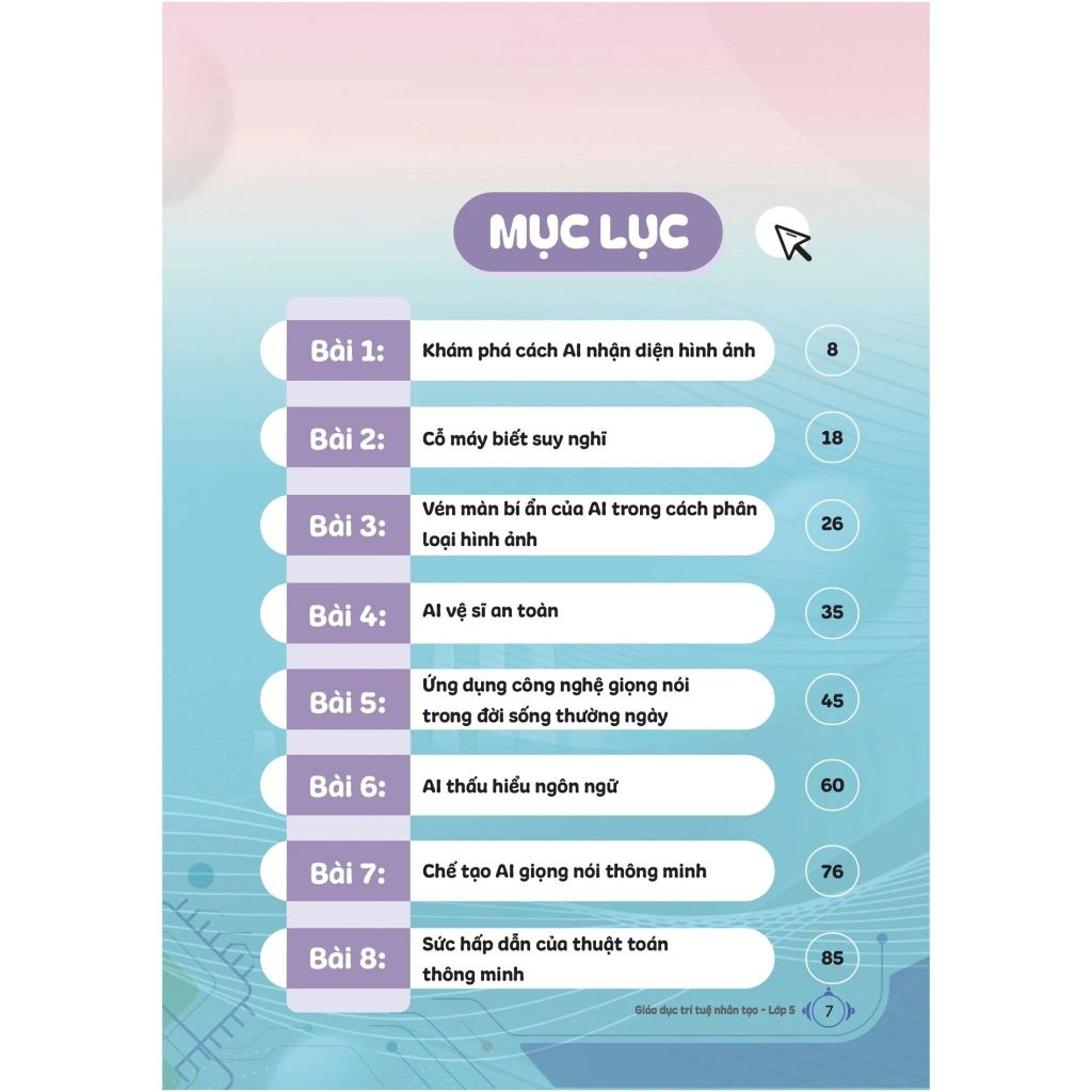 Giáo Dục Trí Tuệ Nhân Tạo Lớp 05