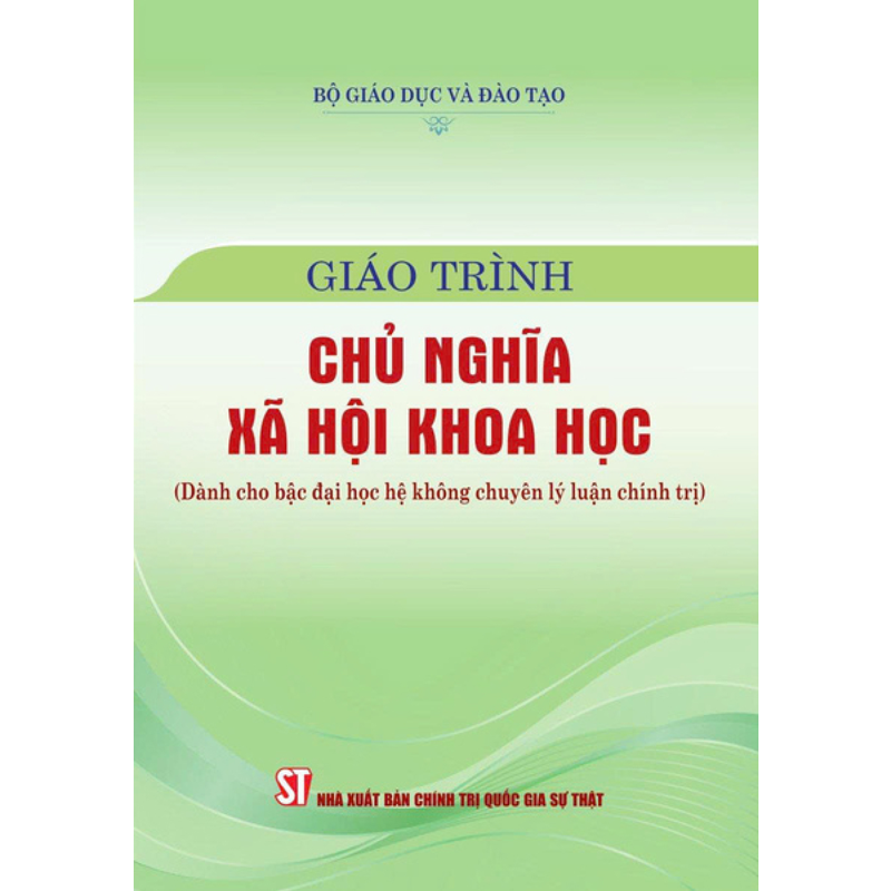 Giáo Trình Chủ Nghĩa Xã Hội Khoa Học