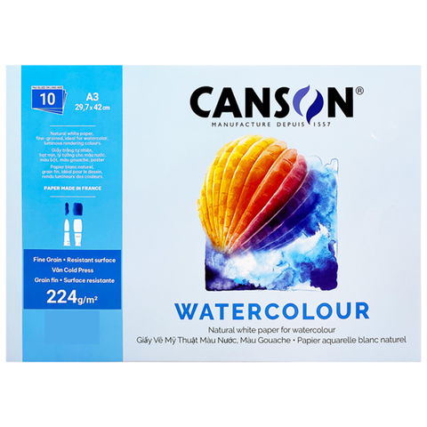 Giấy Canson Fine Face A3 224GSM (Xấp 10 tờ)