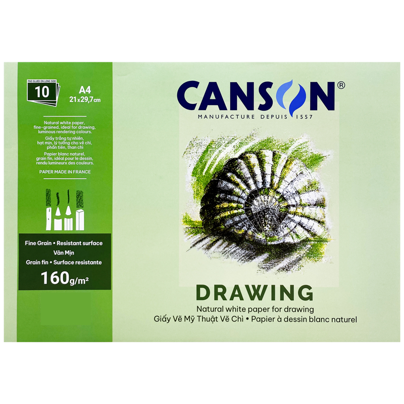 Giấy Canson Fine Face A4 160GSM (Xấp 10 tờ)