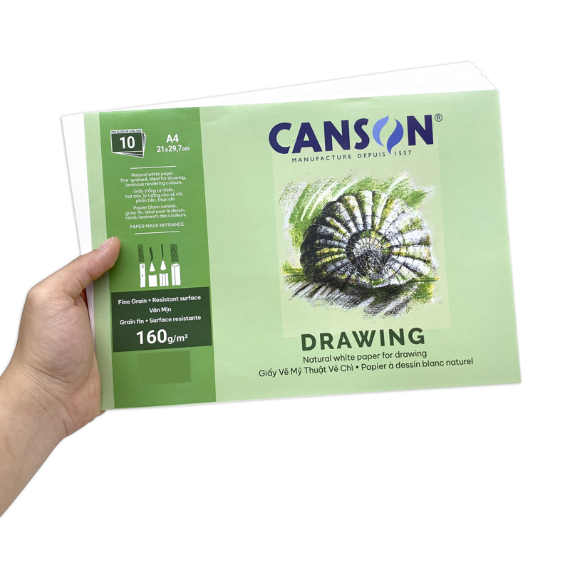 Giấy Canson Fine Face A4 160GSM (Xấp 10 tờ)