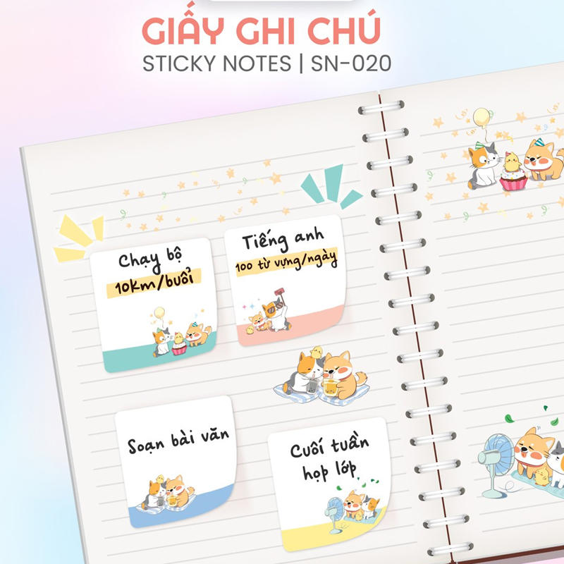 Thiên Long - Giấy Ghi Chú Besties 70x70 SN-020