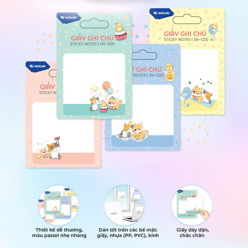Thiên Long - Giấy Ghi Chú Besties 70x70 SN-020