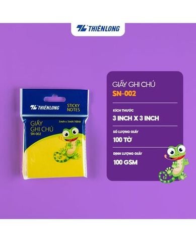 Giấy Ghi Chú Thiên Long Pastel 3x3 SN-002