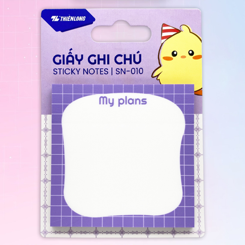 Thiên Long - Giấy Ghi Chú PET 73x73mm SN-010