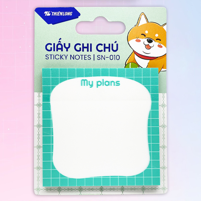 Thiên Long - Giấy Ghi Chú PET 73x73mm SN-010