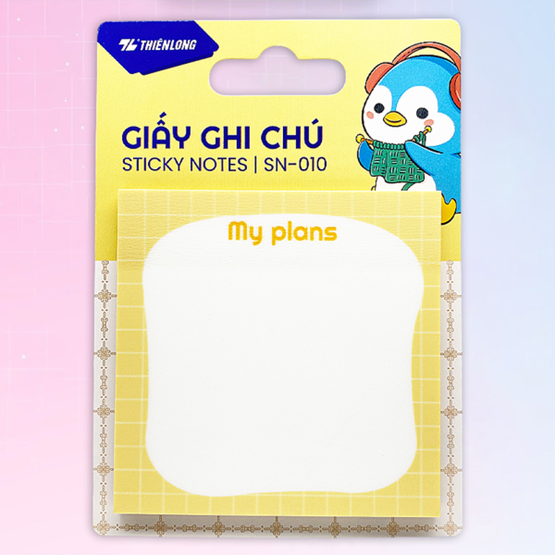 Thiên Long - Giấy Ghi Chú PET 73x73mm SN-010