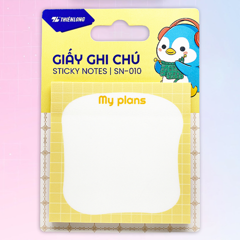 Thiên Long - Giấy Ghi Chú PET 73x73mm SN-010