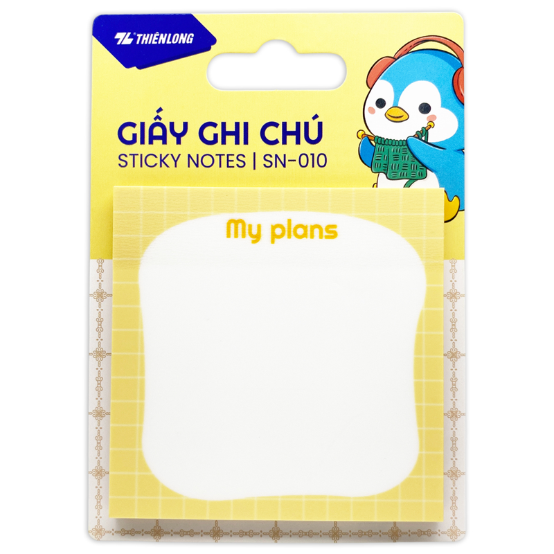 Thiên Long - Giấy Ghi Chú PET 73x73mm SN-010