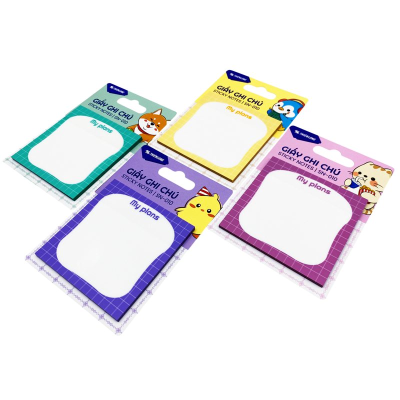 Thiên Long - Giấy Ghi Chú PET 73x73mm SN-010