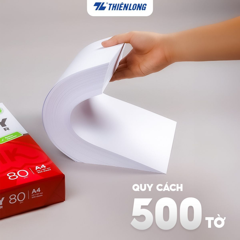 IK - Giấy Photo Copy Paper A4 80gsm (500 Tờ/Ream)