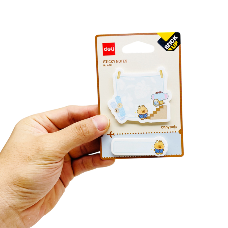 Deli - Giấy Nhắn Capypets 60 Tờ EA961