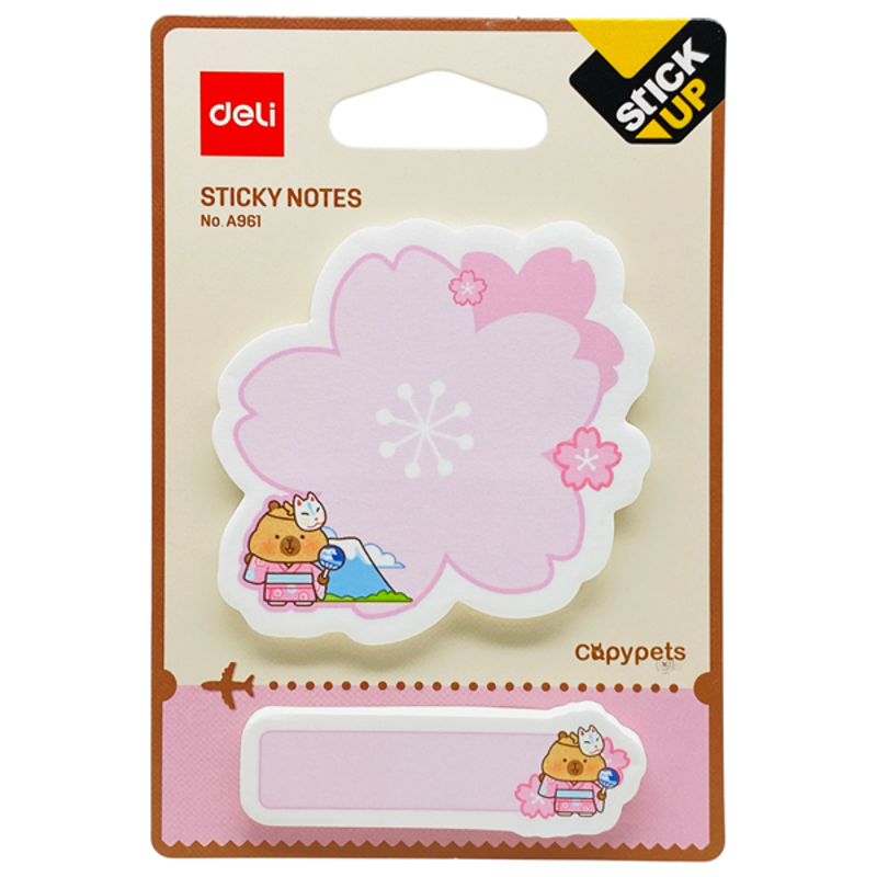 Deli - Giấy Nhắn Capypets 60 Tờ EA961
