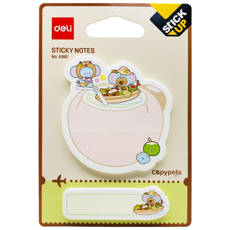 Deli - Giấy Nhắn Capypets 60 Tờ EA961
