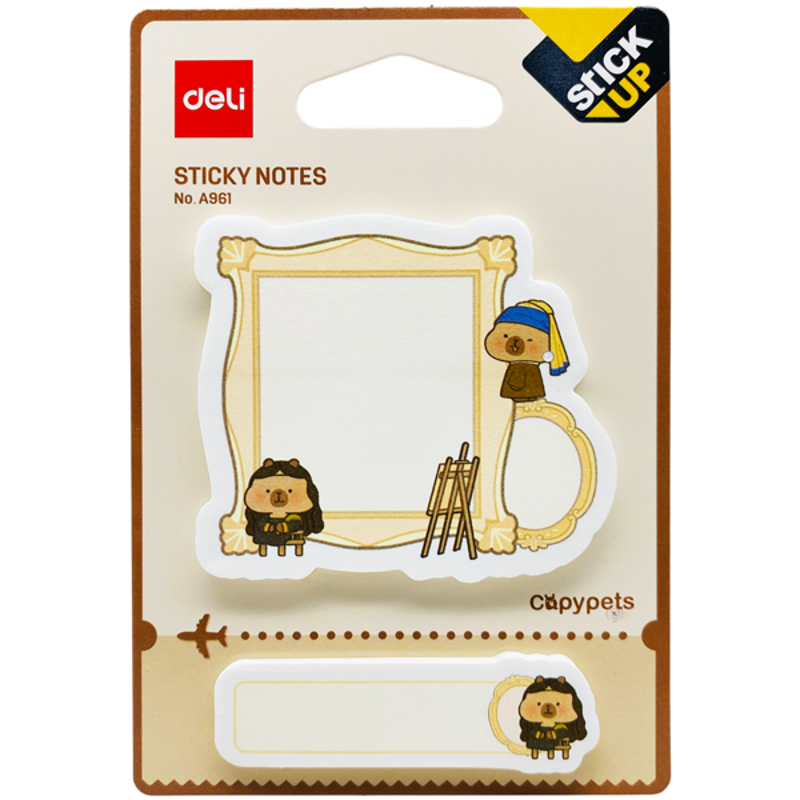 Deli - Giấy Nhắn Capypets 60 Tờ EA961
