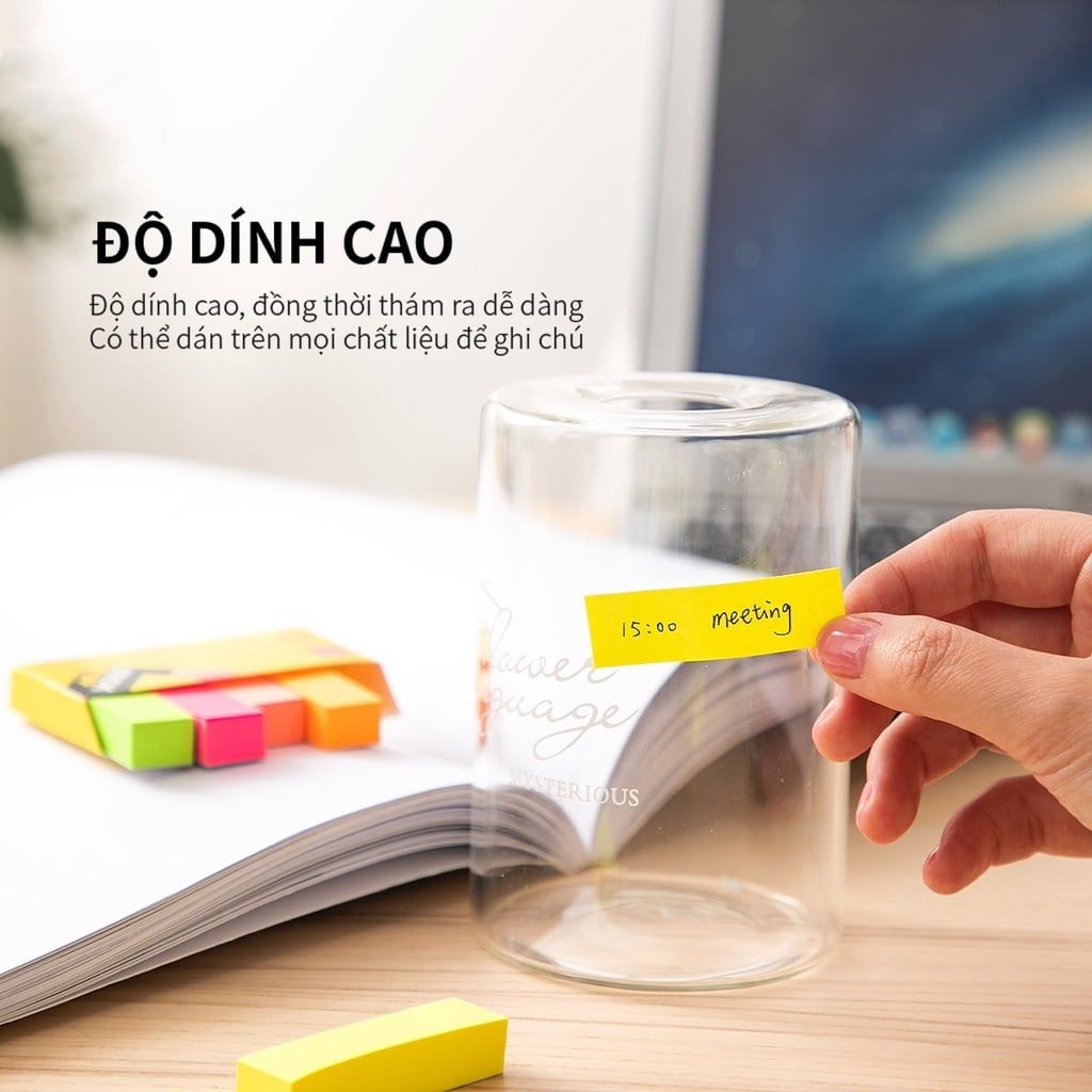 Deli - Giấy Phân Trang 5 Màu Túi Treo EA11402
