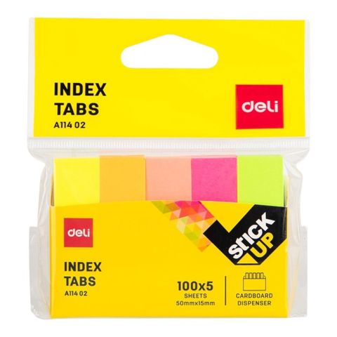 Deli - Giấy Phân Trang 5 Màu Túi Treo EA11402