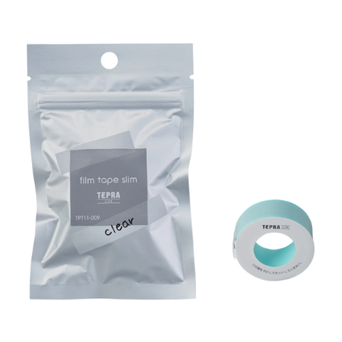 Băng In Nhãn Dán 11mm x 4 m Tepra Lite - King Jim TPT11009 - Clear