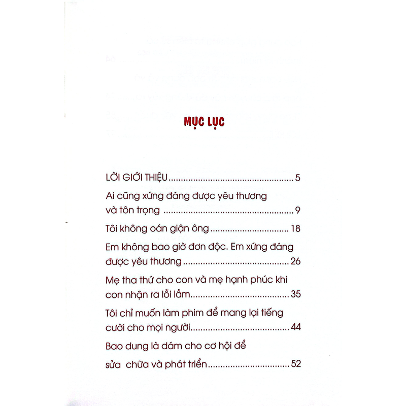 Gieo Mầm Phẩm Chất - Lòng Bao Dung