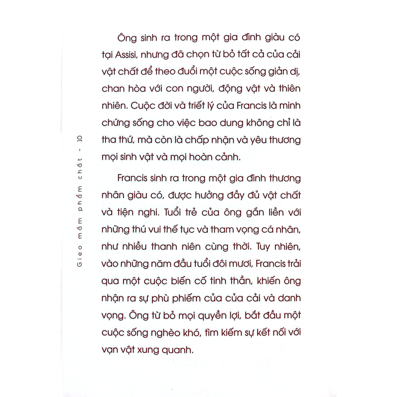 Gieo Mầm Phẩm Chất - Lòng Bao Dung