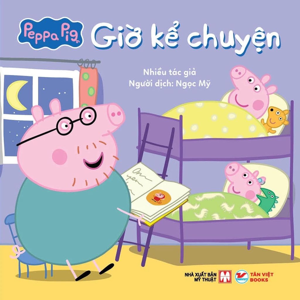 Hộp Sách Peppa Pig - Thư Viện Của Tớ - Thư Viện Nhỏ Của Tớ - Giờ Đi Ngủ (Bộ 4 Cuốn)