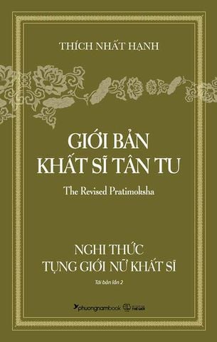 Giới Bản Khất Sĩ Tân Tu - Nghi Thức Tụng Giới Nữ Khất Sĩ (Tái bản năm 2024)