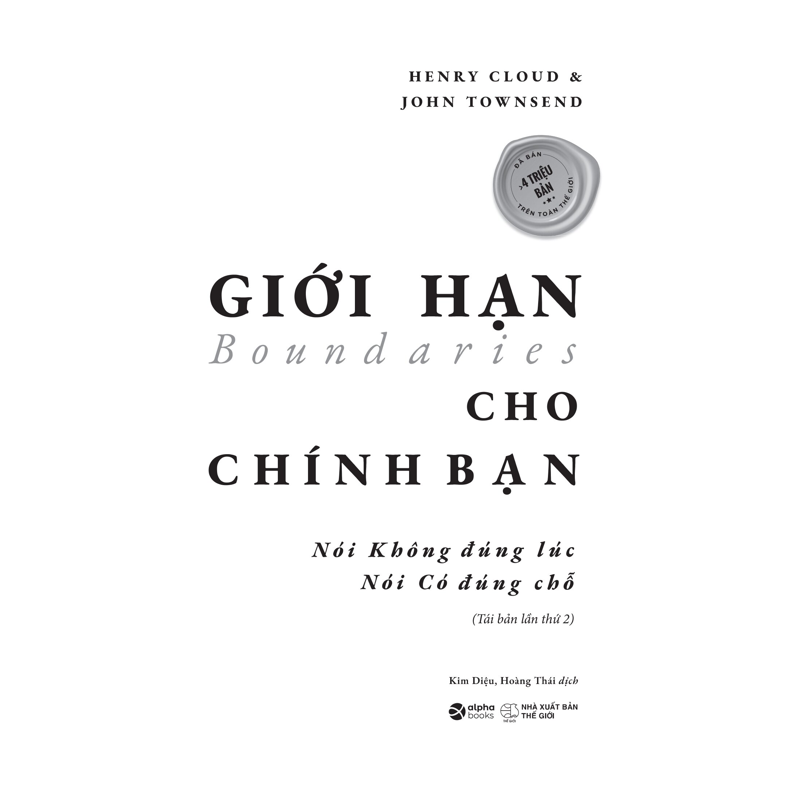 Giới Hạn Cho Chính Bạn (Tái bản năm 2026)