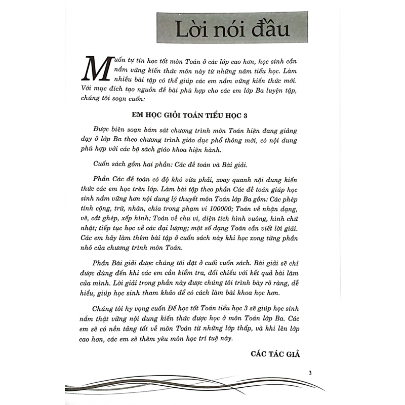 Em Học Giỏi Toán 3 (Bổ Sung Theo Chương Trình Giáo Dục Phổ Thông Mới)