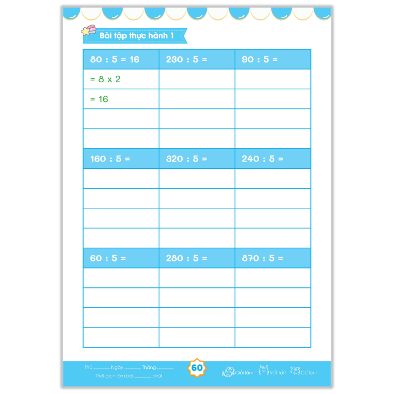 Giỏi Toán Từ Gốc Thực Hành Phép Chia 1