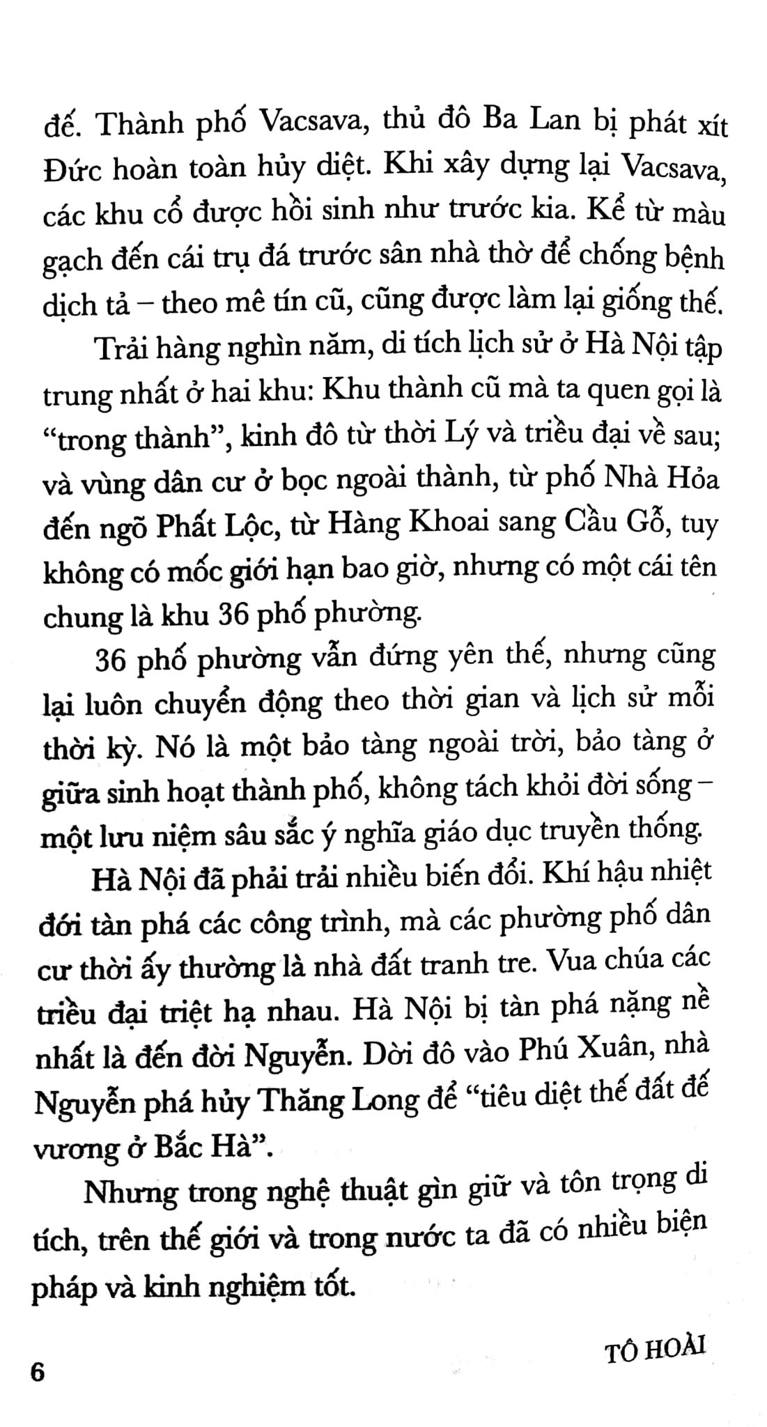 Giữ Gìn 36 Phố Phường