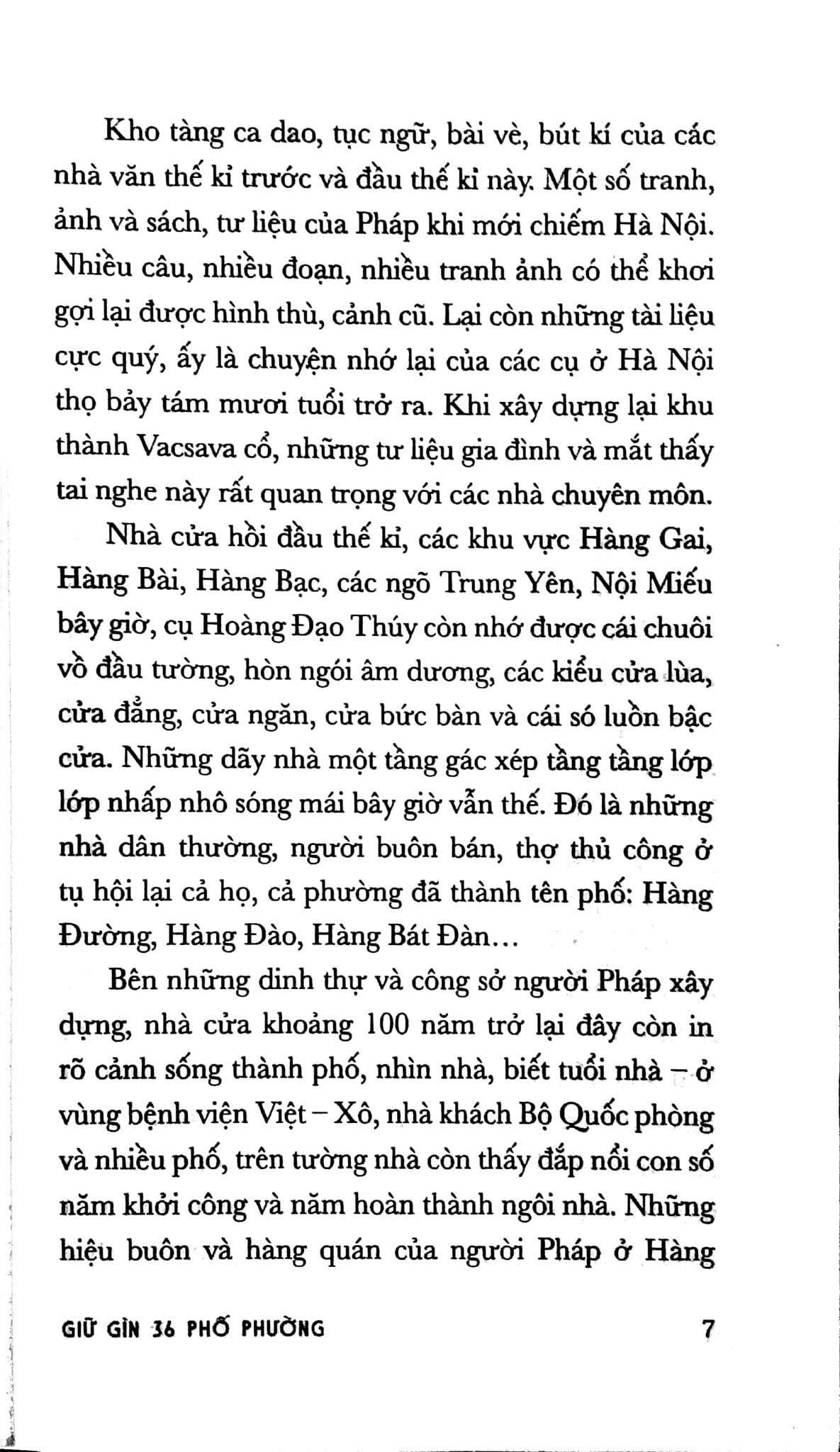 Giữ Gìn 36 Phố Phường