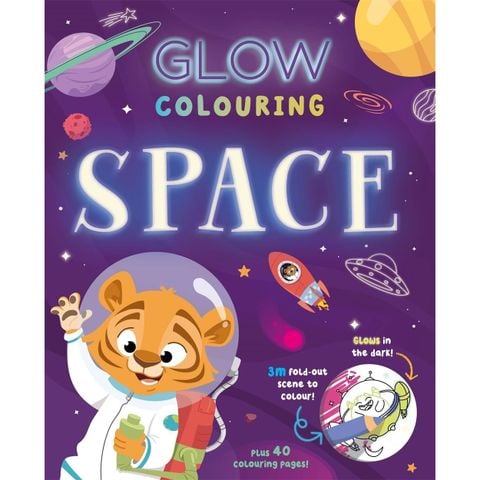 Glow Colouring: Space