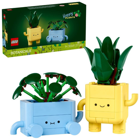 LEGO BOTANICALS ĐỒ CHƠI LẮP RÁP CHẬU CâY VUI VẺ 10349