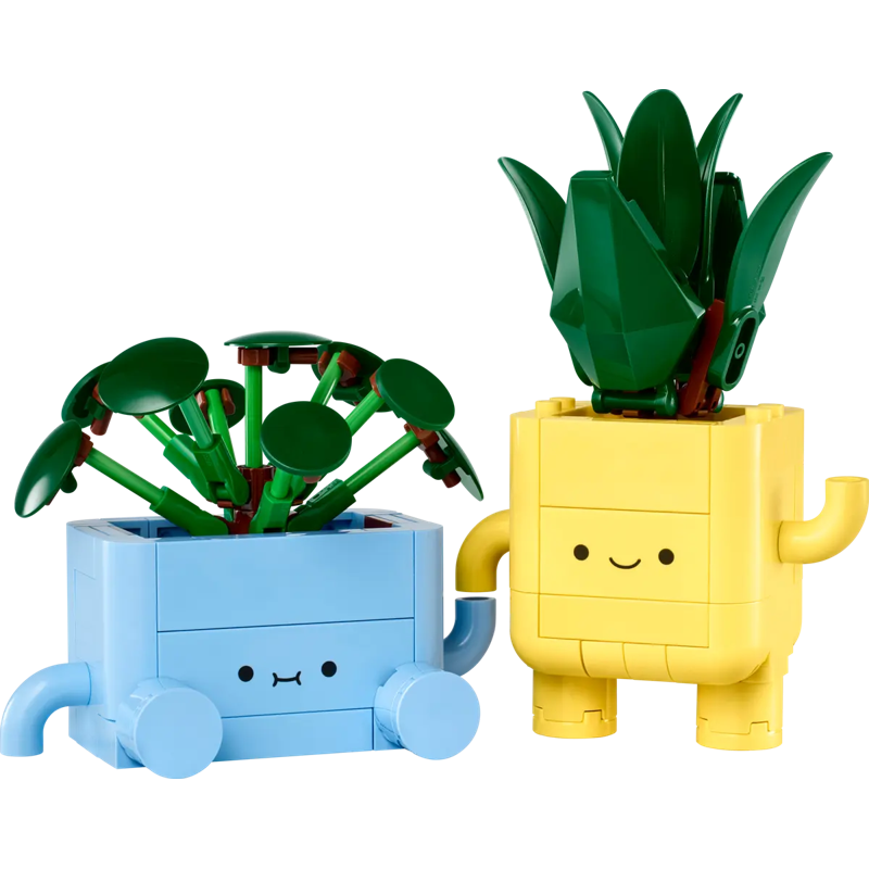 LEGO BOTANICALS ĐỒ CHƠI LẮP RÁP CHẬU CâY VUI VẺ 10349