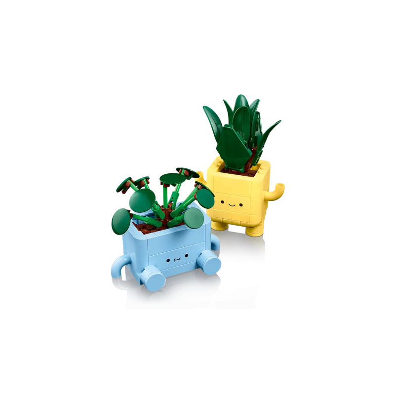 LEGO BOTANICALS ĐỒ CHƠI LẮP RÁP CHẬU CâY VUI VẺ 10349